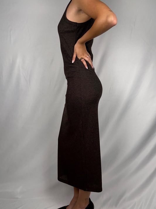 Abito Costine Lurex Vicolo Tabacco