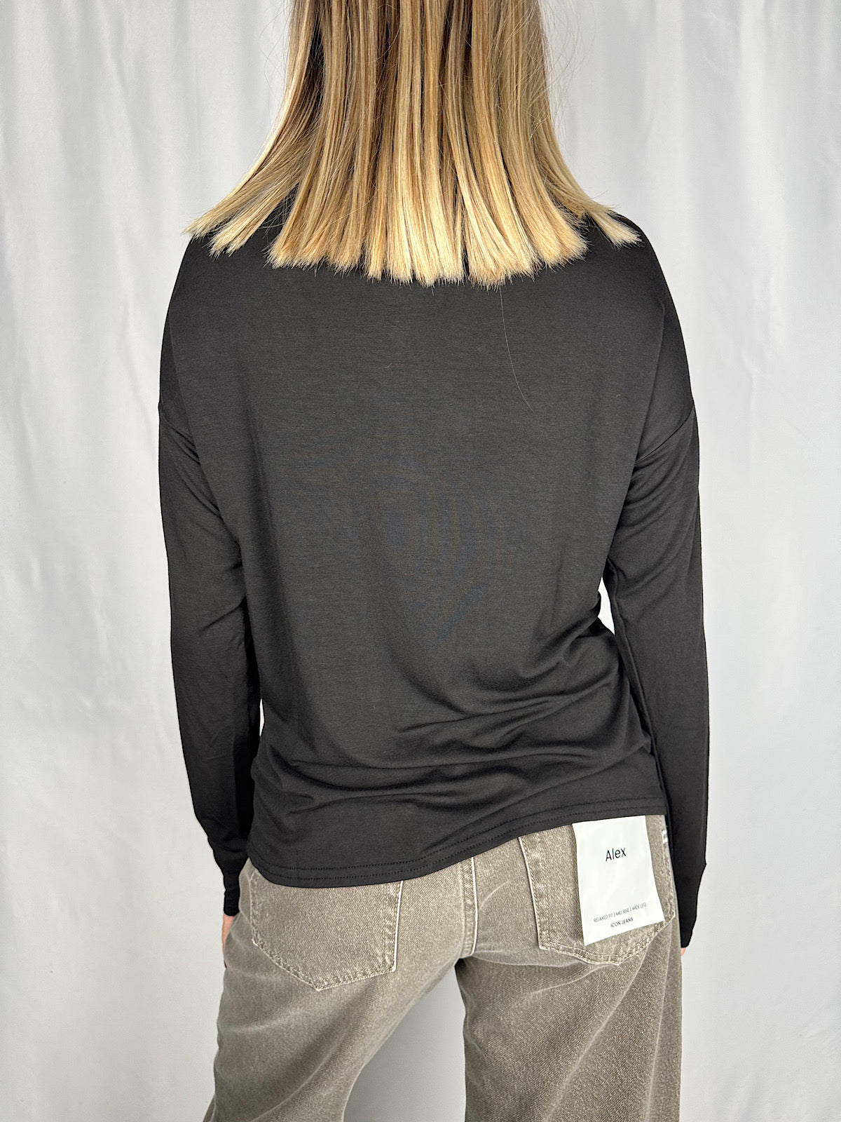 Maglia a Manica Lunga Nera SusyMix