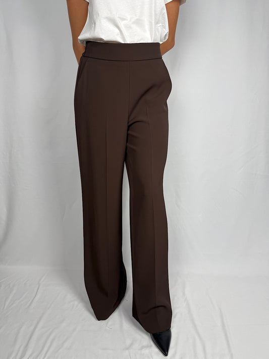 Pantalone con Elastico Vicolo Marrone
