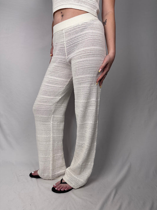 Pantalone Crochet Susannah JJXX Vanille