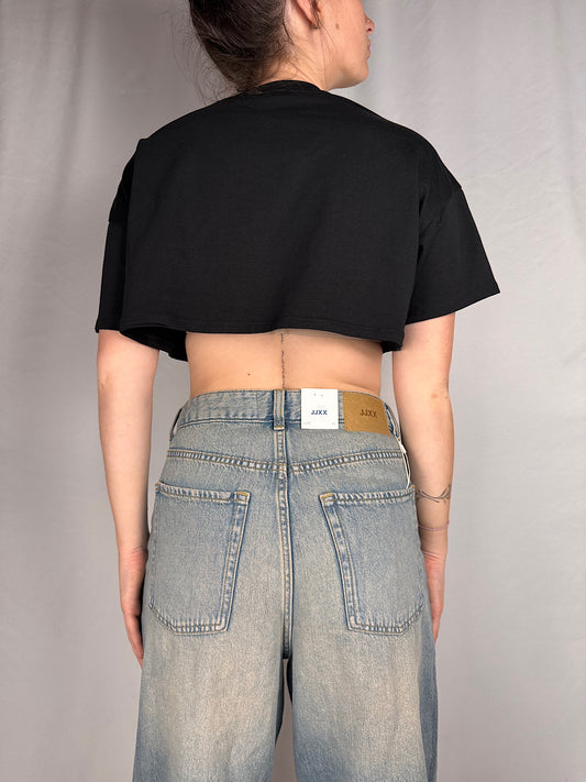 T-Shirt Crop Armonia Nera