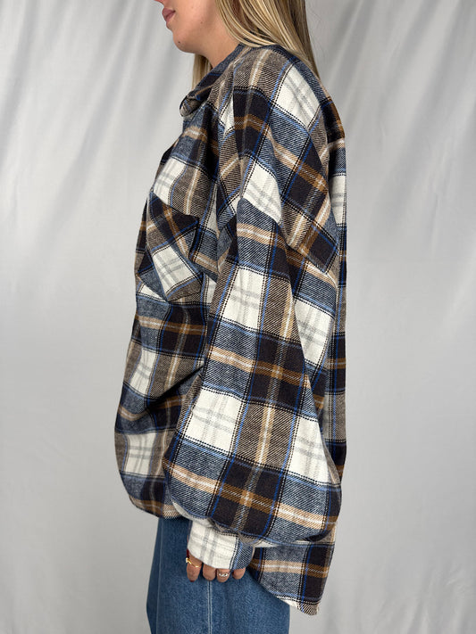 Camicia Check Moro/Panna Armonia