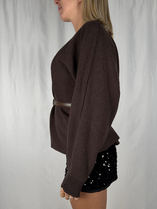 Maglia Manica Palloncino con Cintura Moro Vicolo