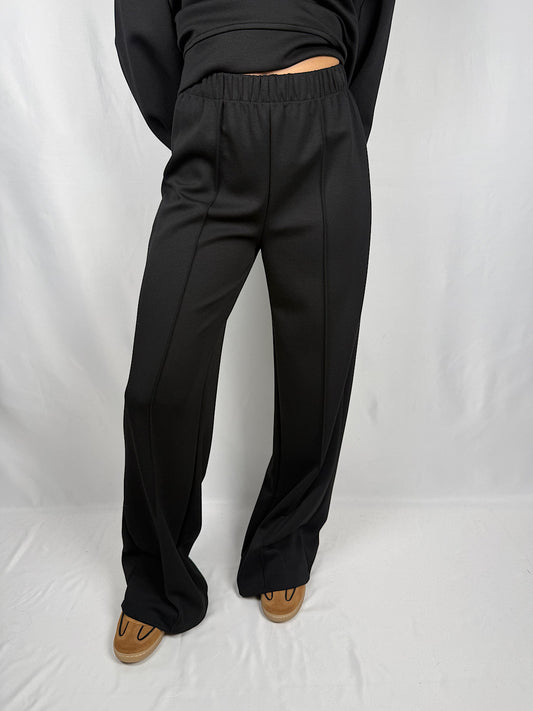 Pantalone Dritto in Felpa Vicolo Nero