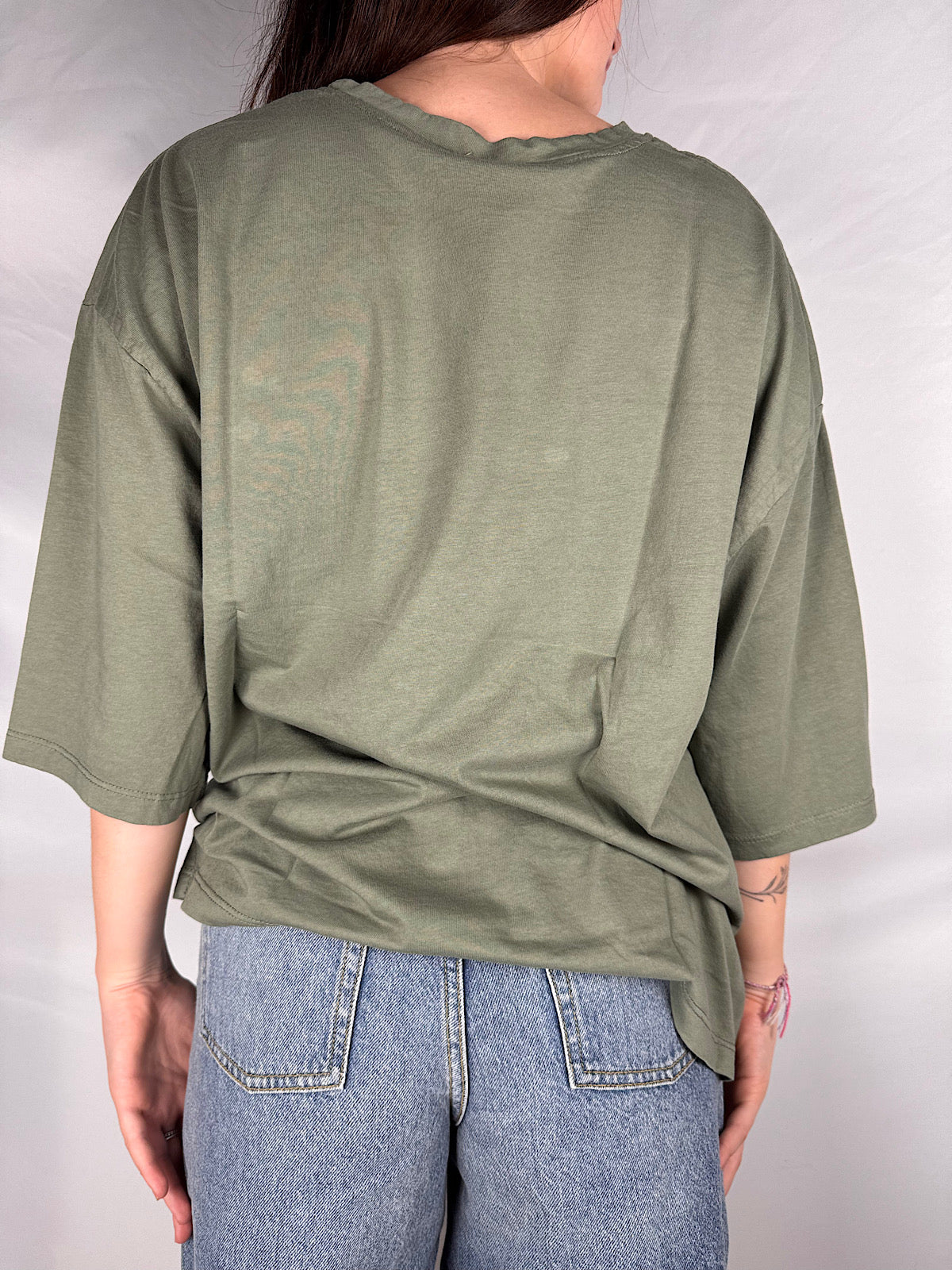 T-Shirt Scatoletta Susy Mix Military