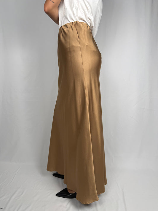 Gonna Satin Vicolo Champagne