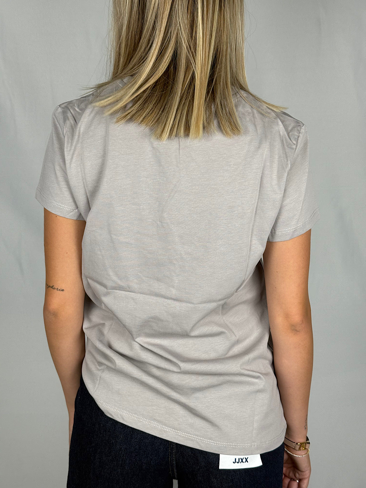 T-Shirt Basic Lumina Grigio