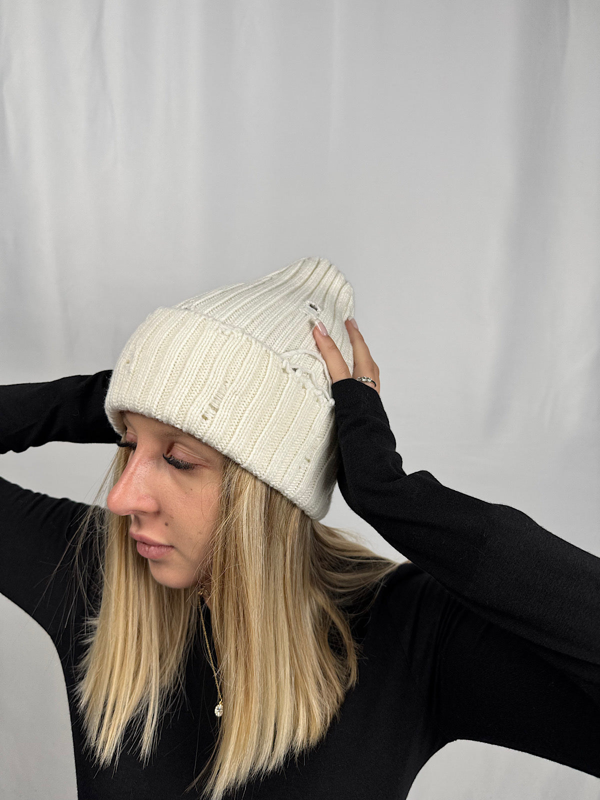 Berretto Bianco Vicolo