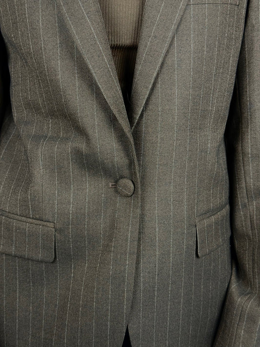 Giacca Gessato JJXX Marrone