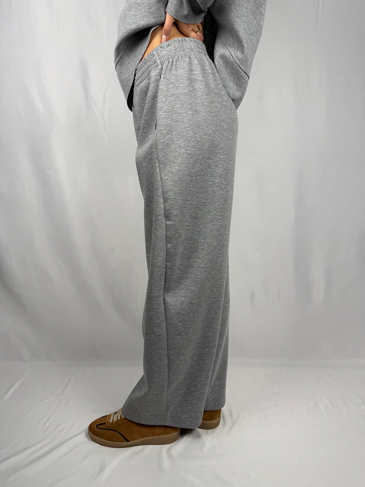 Maglione con Cappuccio JJXX Grigio Melange
