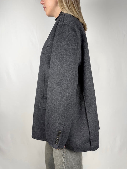 Cappotto Corto Vicolo Hand Made Grigio Scuro