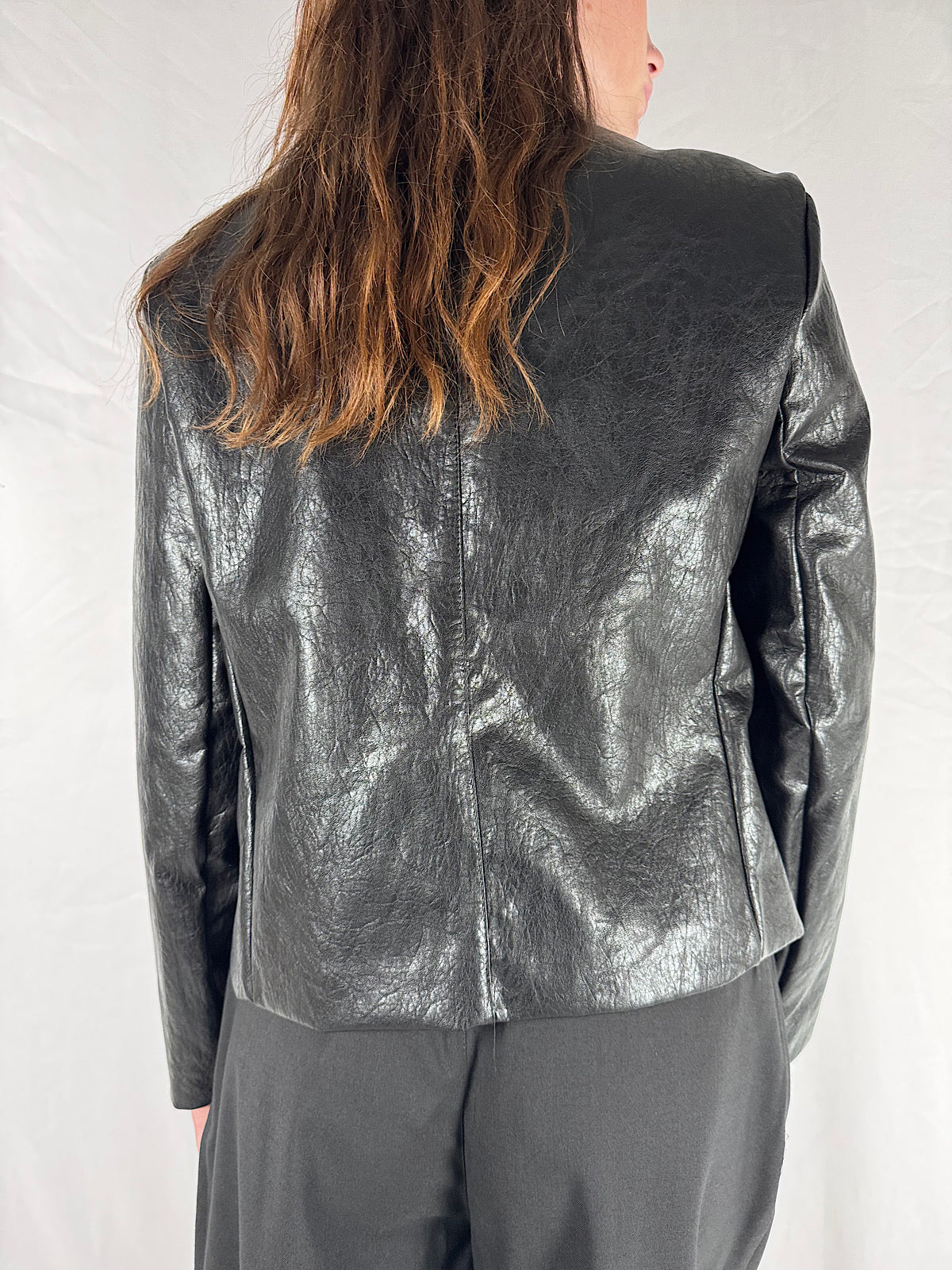 Giacca Eco-pelle Vicolo Nero