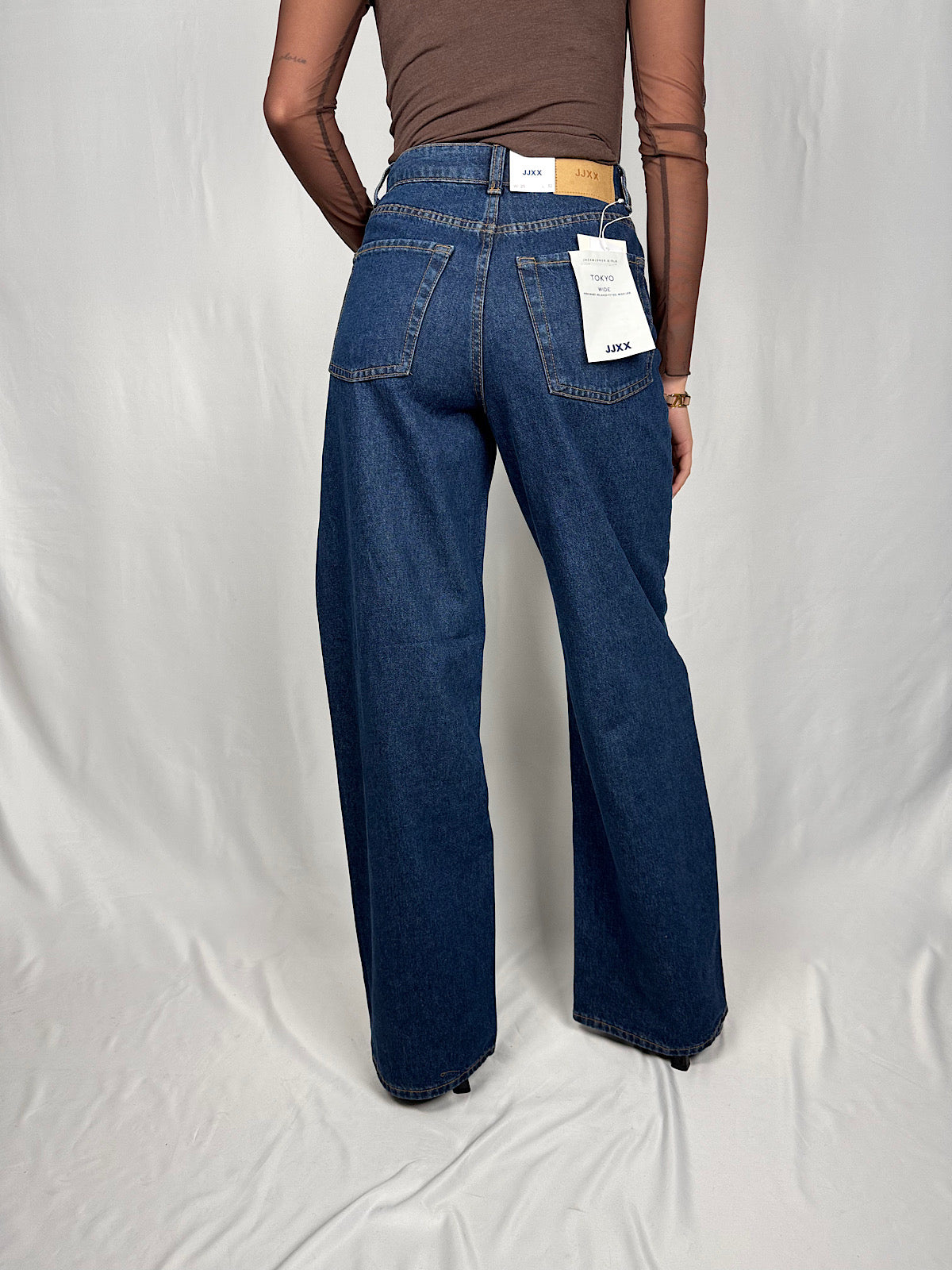 Jeans Tokyo Wide High Waist Dark Blue JJXX