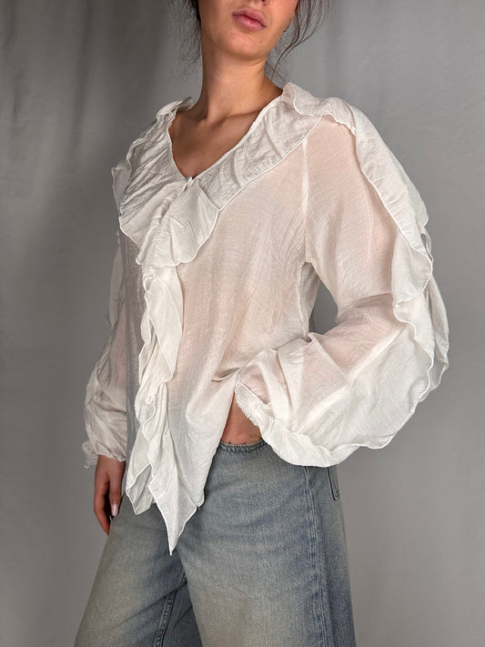 Camicia Con Gala Armonia Bianca