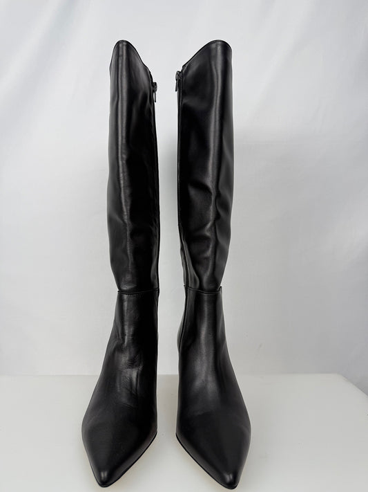 Stivale Alto con Tacco a Spillo Divine Follie Nero