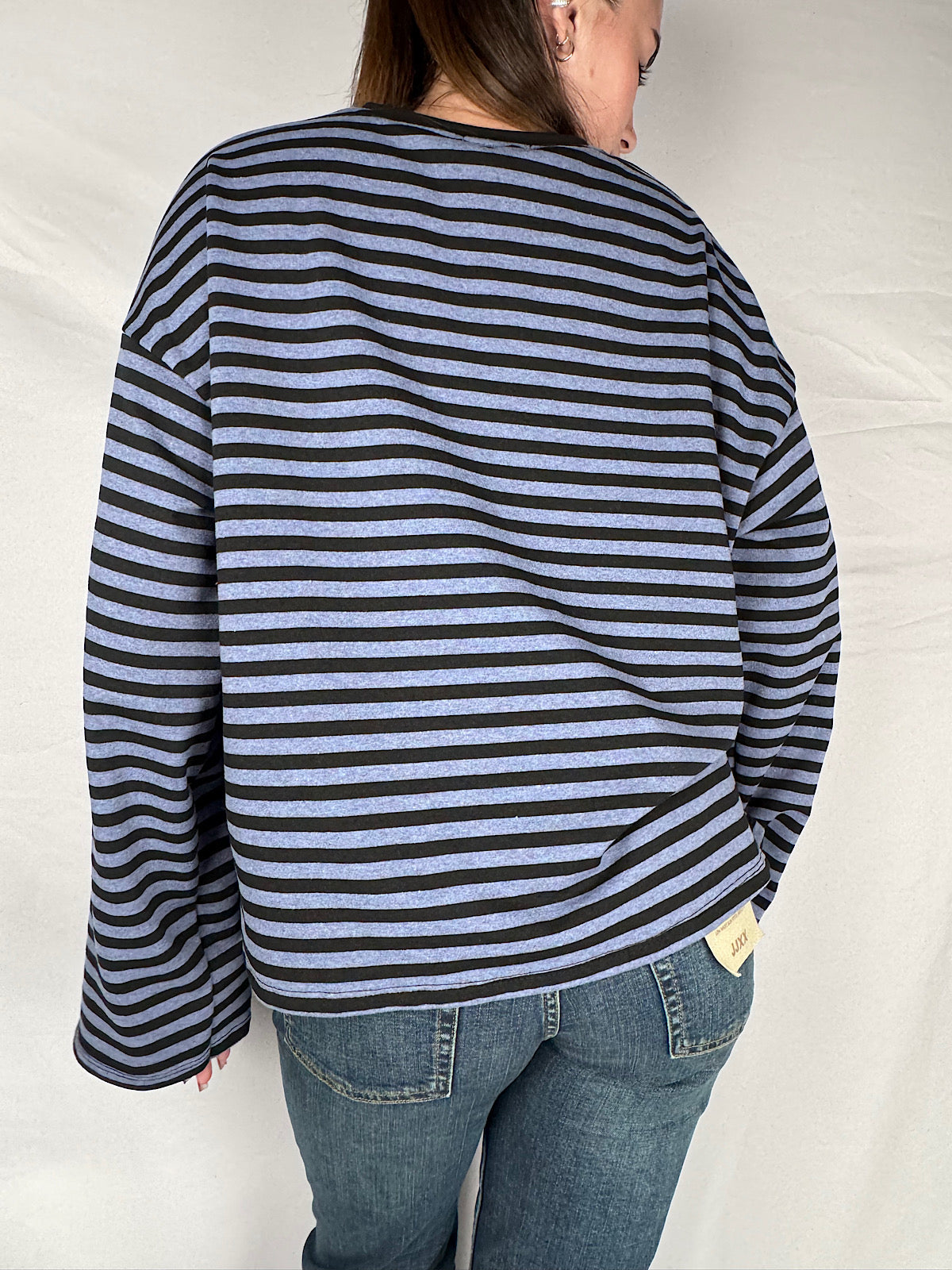 T-shirt Long Sleeve Righe Armonia Blu