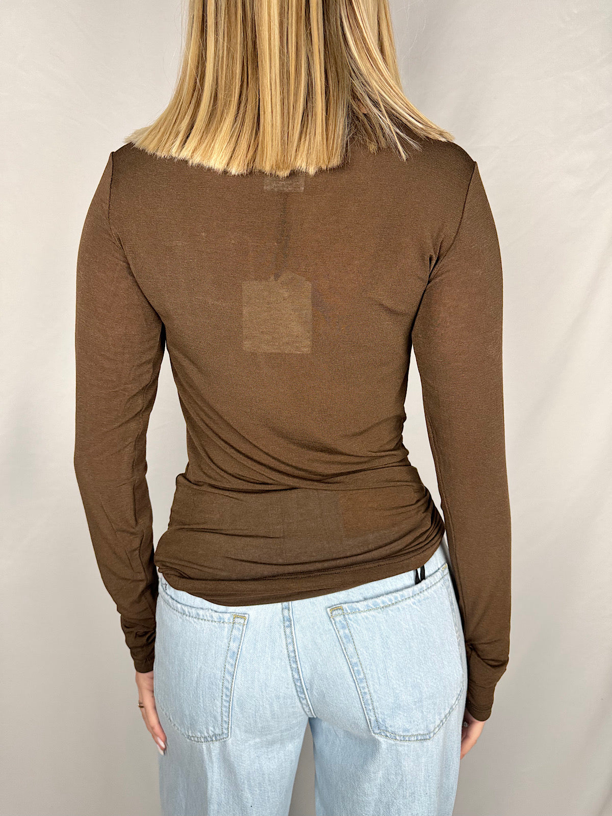 T-Shirt Basic Misto Seta Moro Vicolo