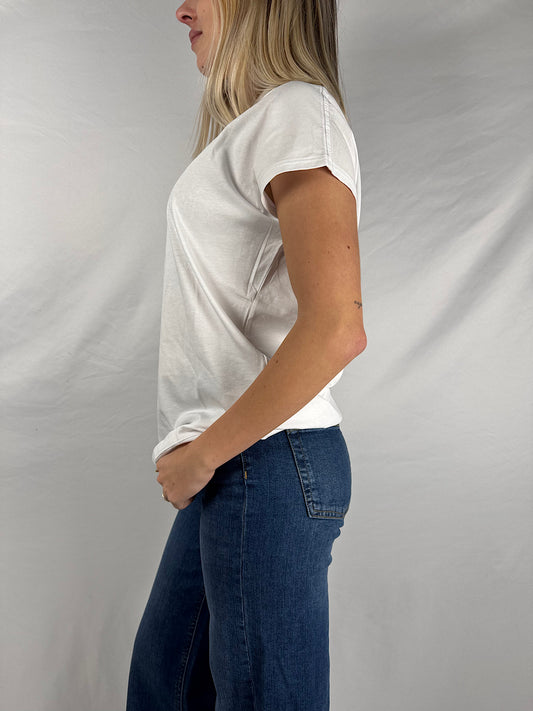 T-Shirt Girocollo Basica Bianca JJXX