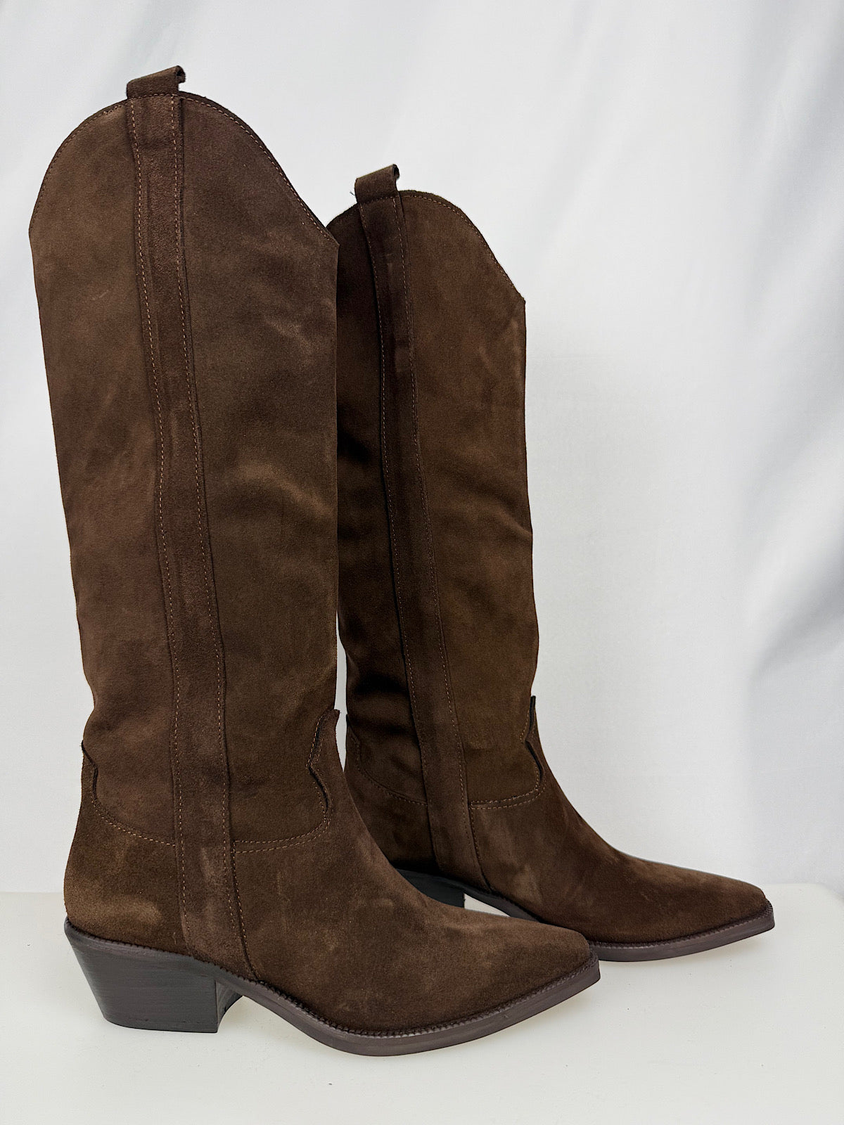 Texano Camoscio Divine Follie Moro