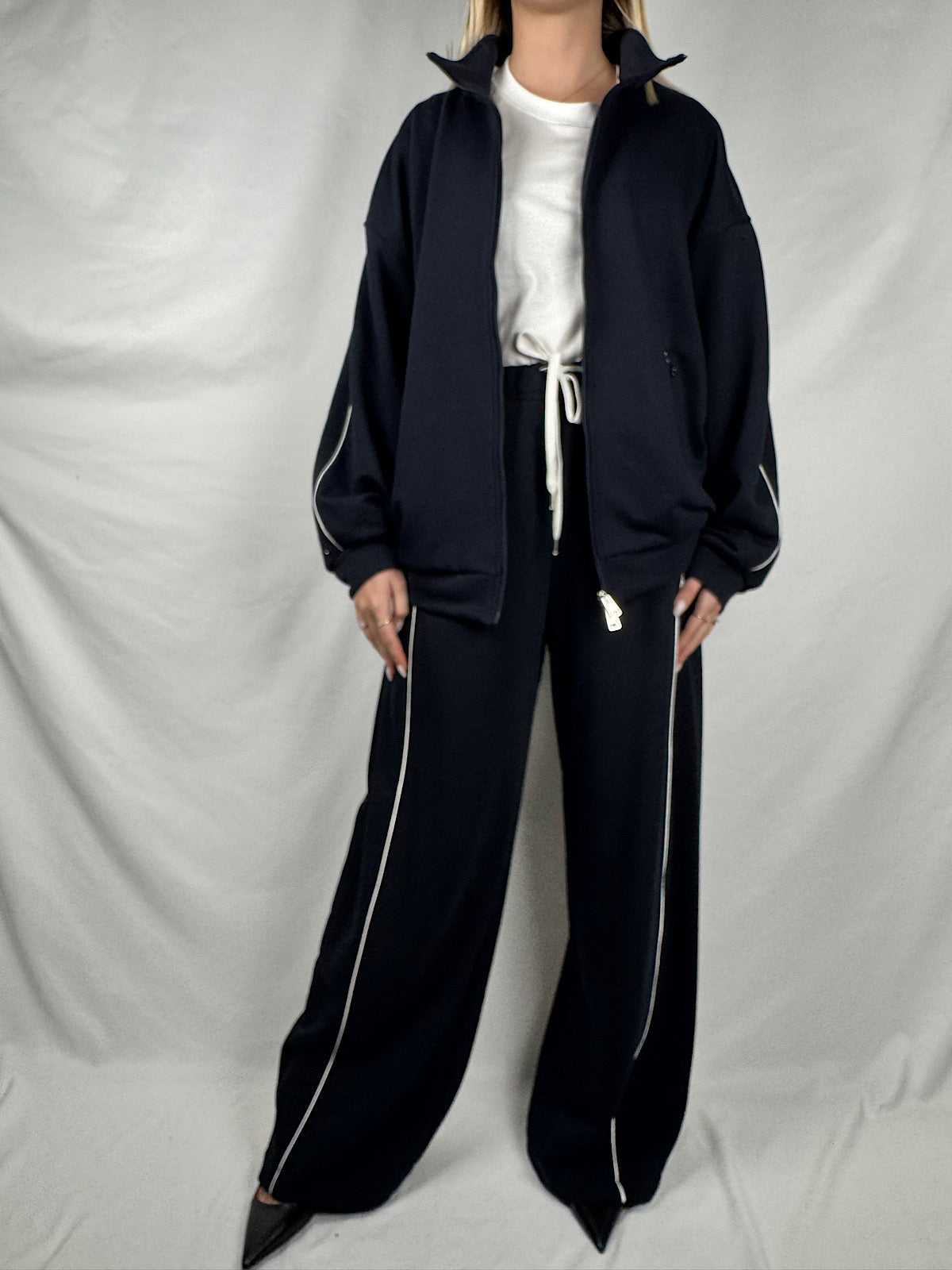 Pantalone Tuta Blu Vicolo