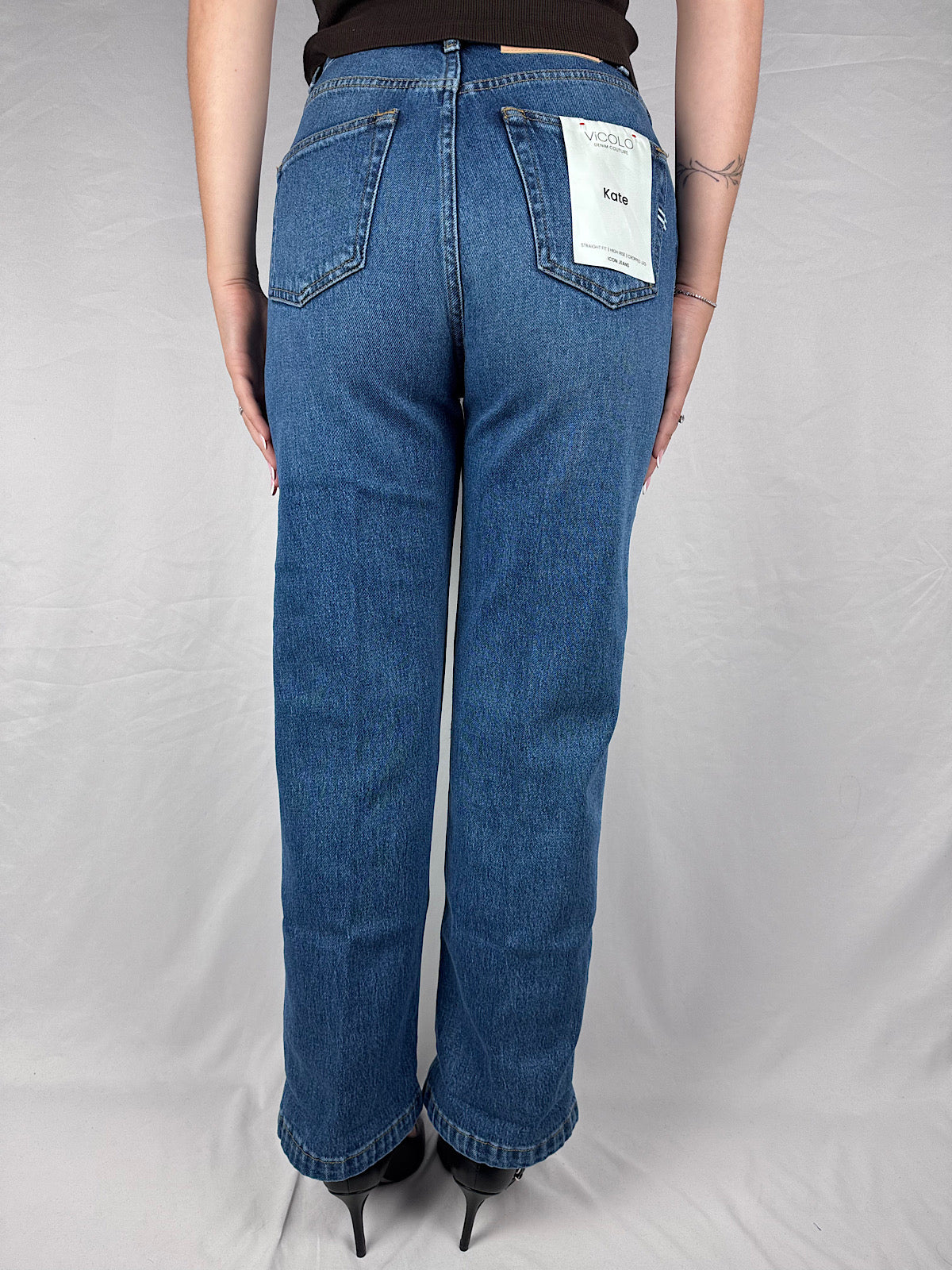 Jeans Icon Kate Vicolo Denim Blue
