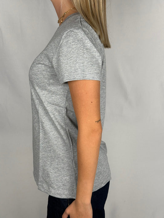 T-Shirt Basic Lumina Grigio Melange