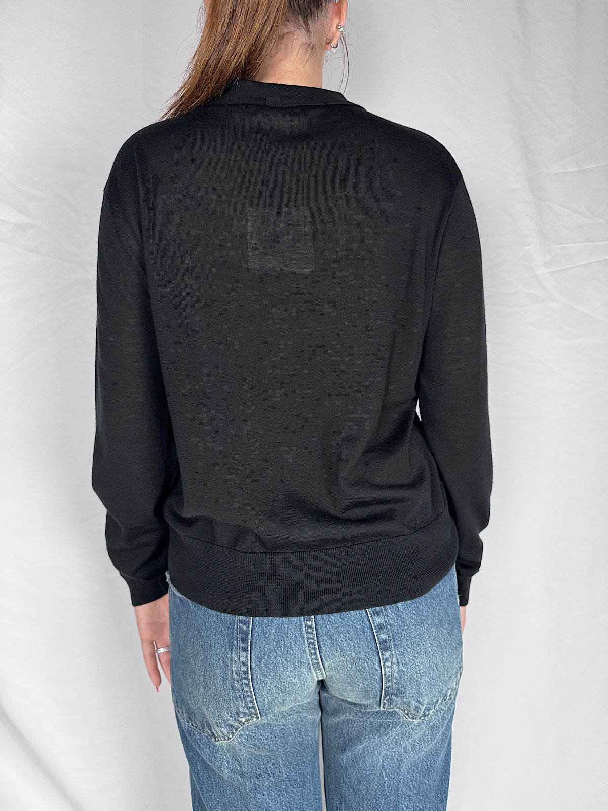 Polo Basic Lana Merino Vicolo Nera