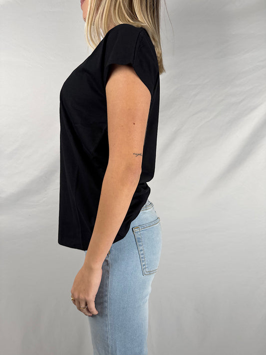 T-Shirt Girocollo Basica Nera JJXX