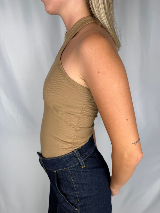 Canotta Vogatore Costine Vicolo Cammello