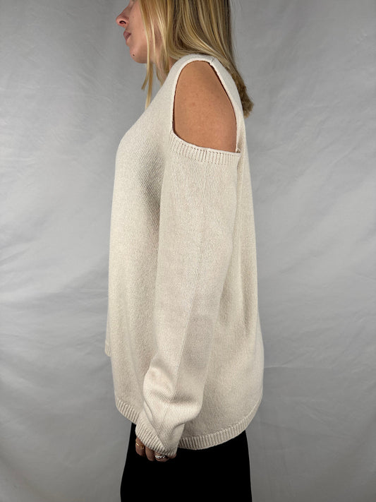 Maglia Cut-Out Burro Tensione-In