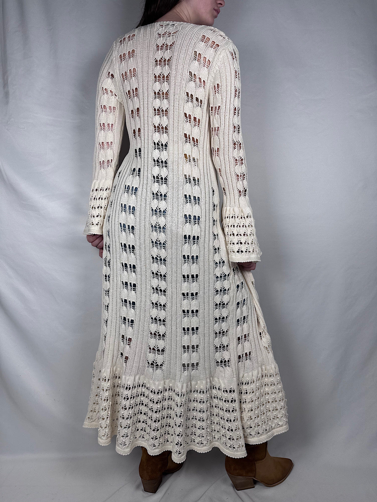 Maxi Cardigan West Crochet Armonia Naturale