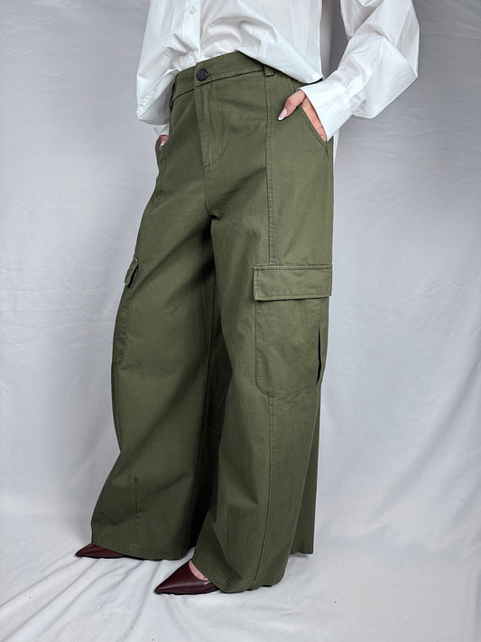 Pantalone Cargo Tensione In Military