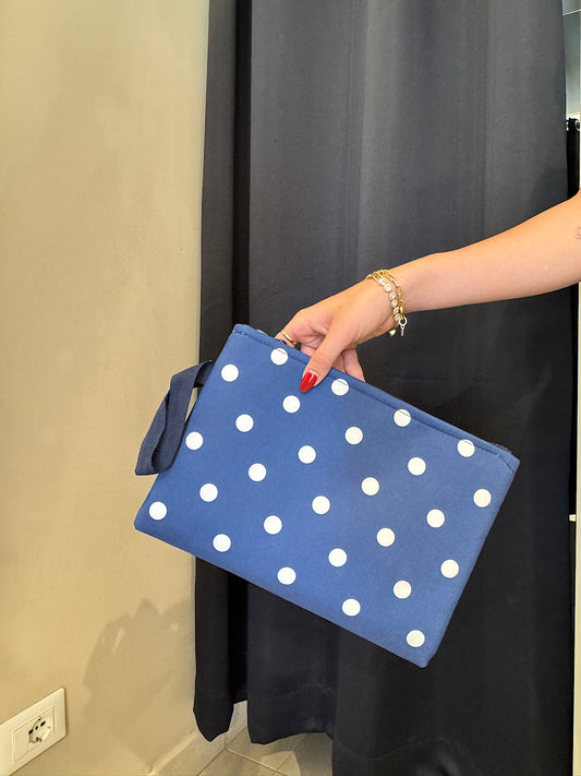 Pochette Mare Pois Blu Noi Di Notte