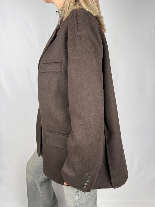 Cappotto Corto Vicolo Hand Made Cioccolato