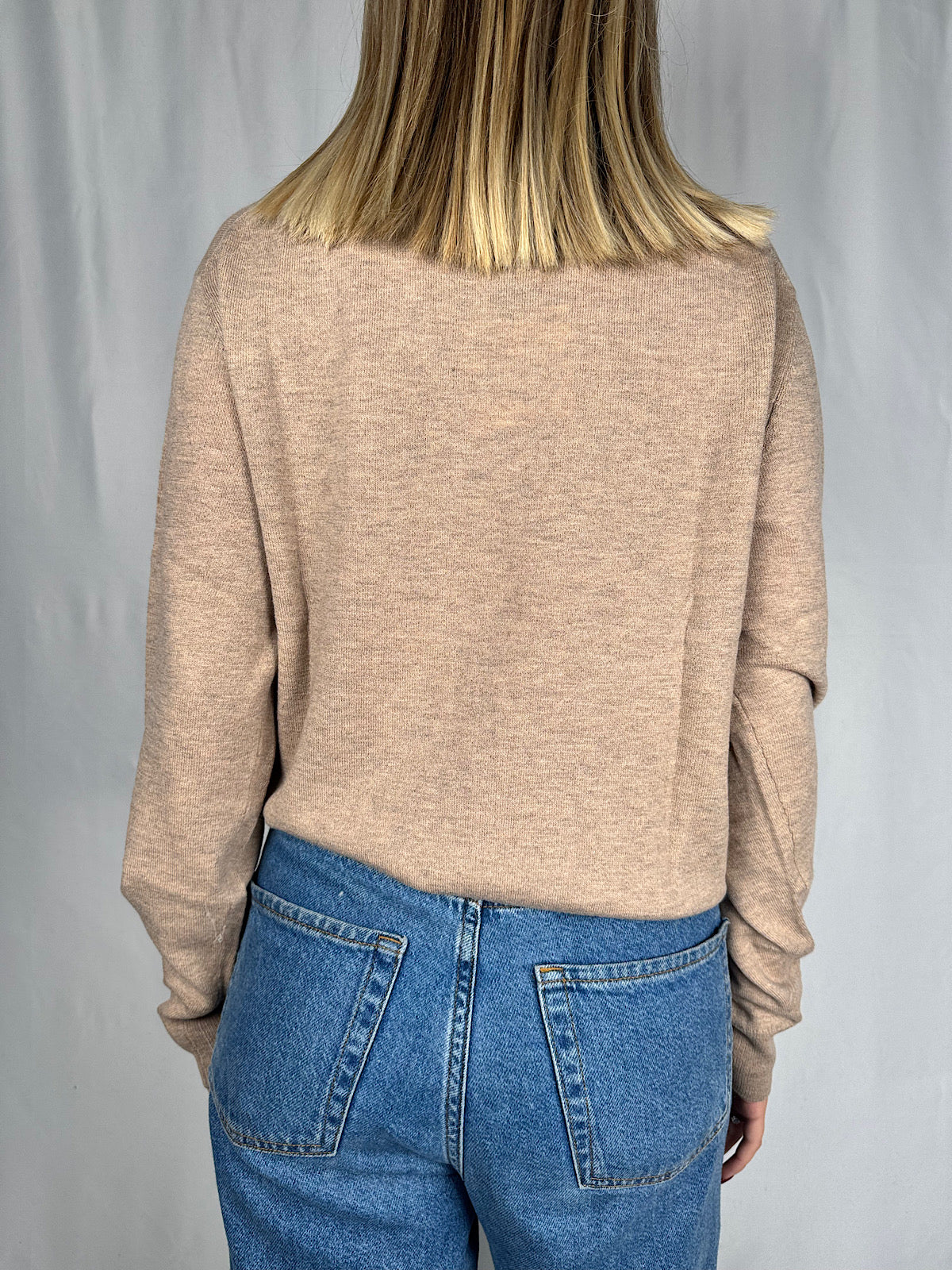 Maglia Girocollo Beige Vicolo