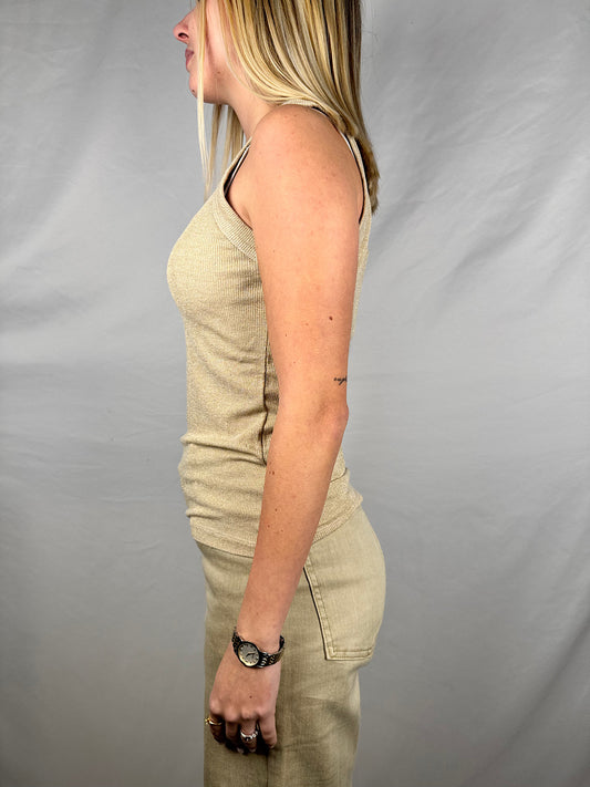 Canotta Lurex Oro Susy-Mix