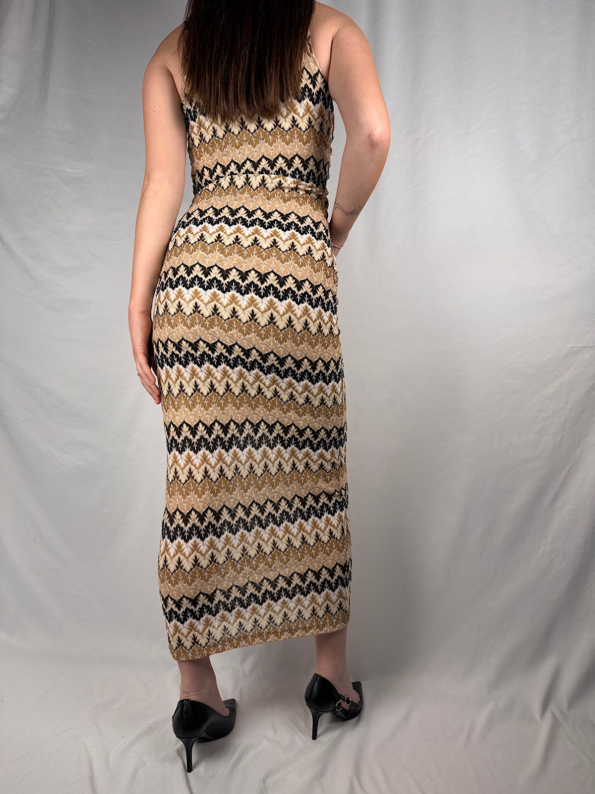 Abito Crochet Vicolo Beige