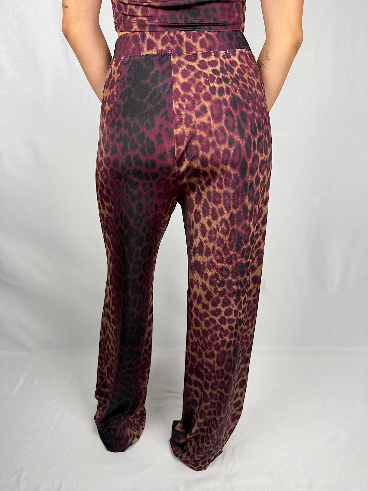 Pantalone Maculato Vicolo Bordeaux