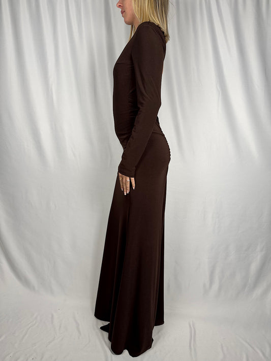 Abito Lungo Svollo Profondo Moro Armonia