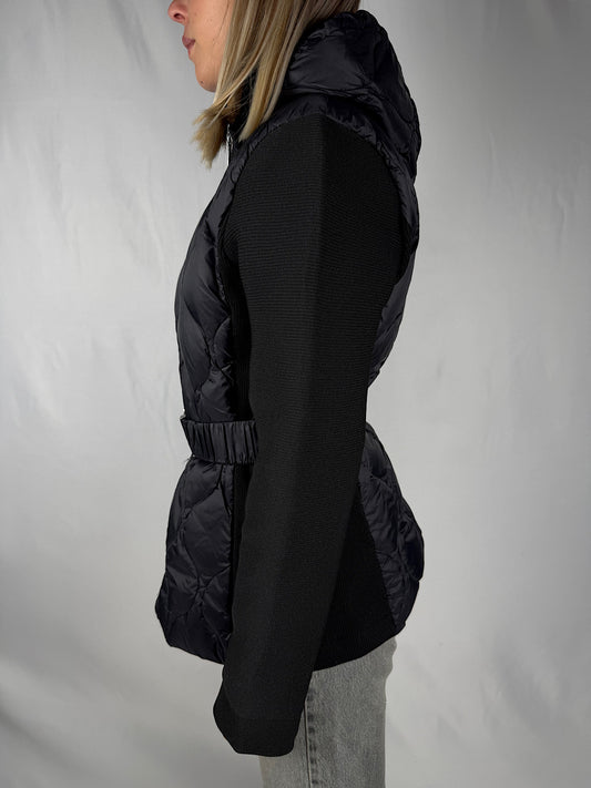 Giacca piumino con Cintura Vicolo Nero
