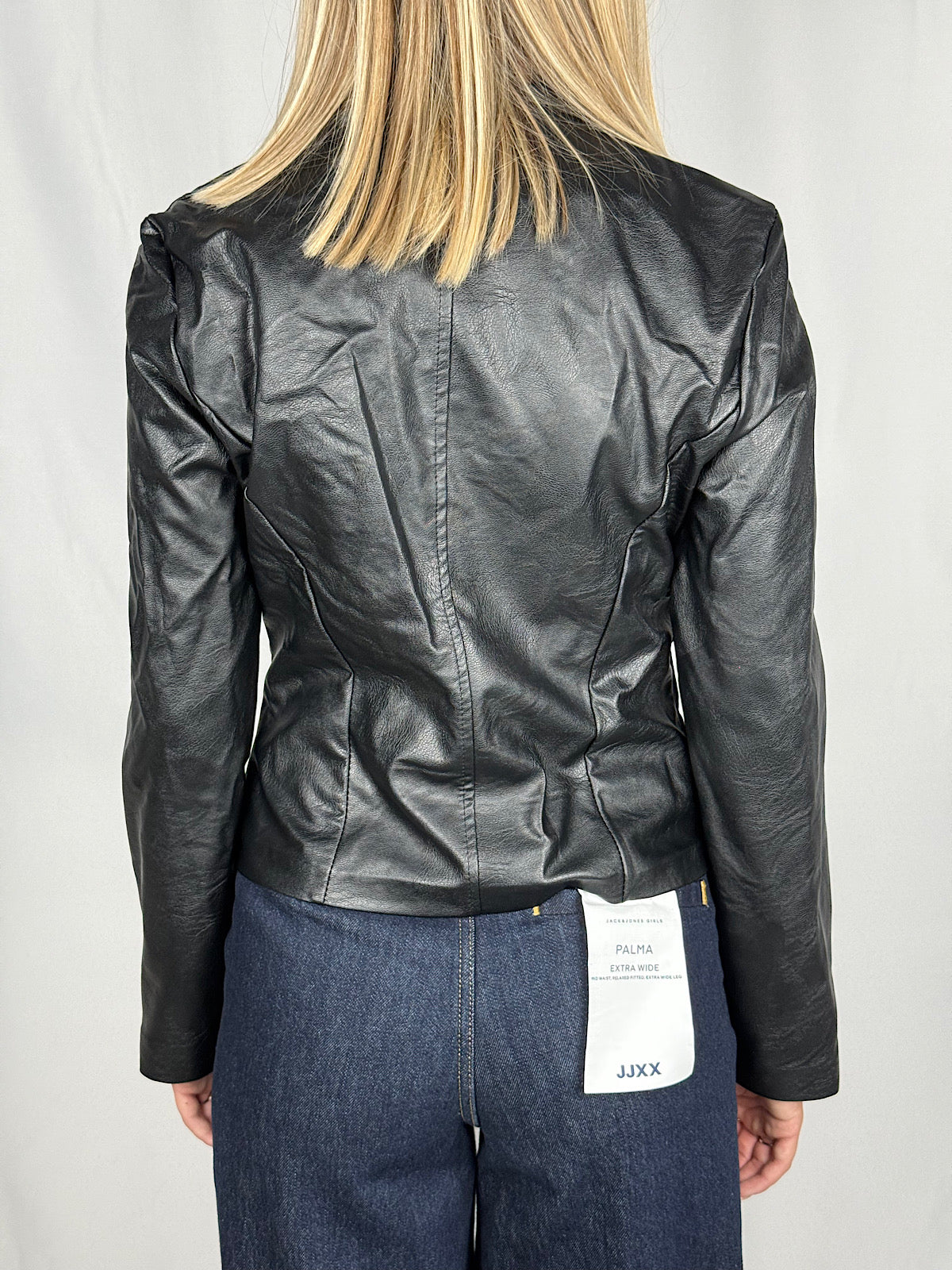 Giacca Slim Eco-Pelle SusyMix Nero