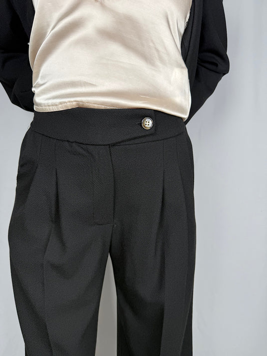 Pantalone Ampio Nero Armonia