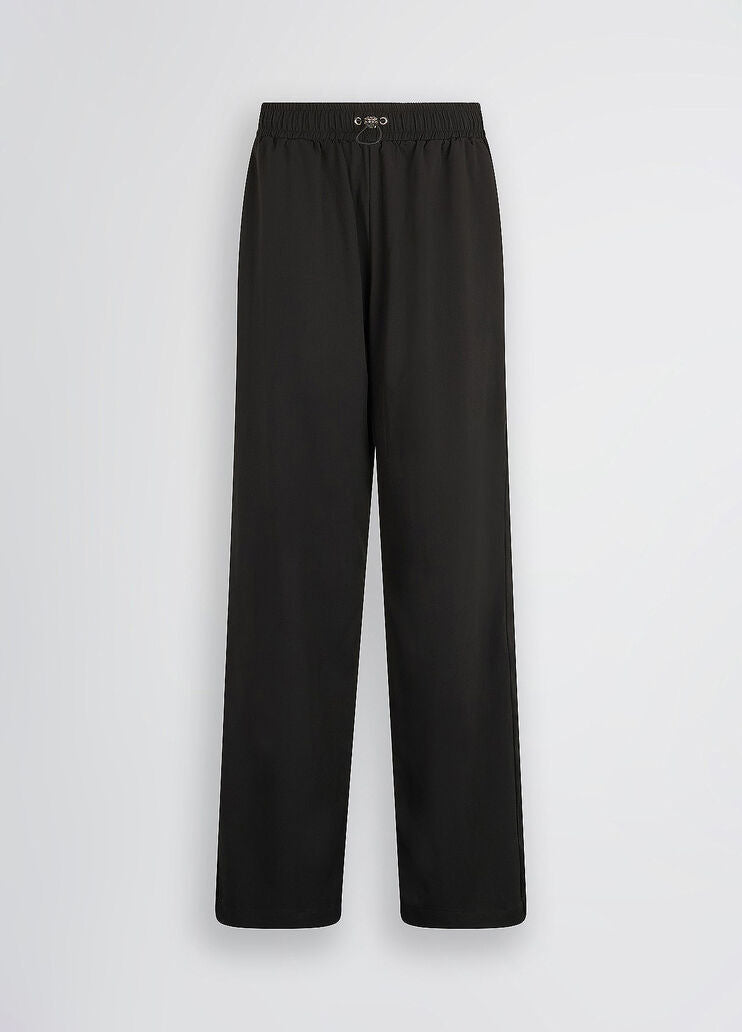Pantalone Nero Con Coulisse