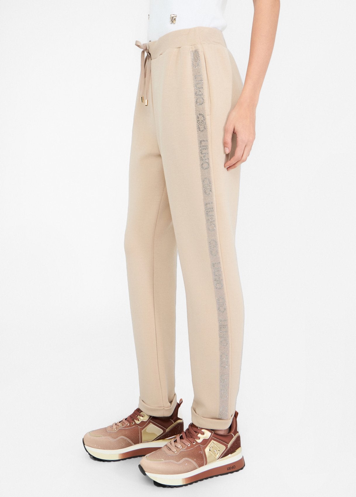Pantaloni Jogging in Scuba Champagne Liu Jo