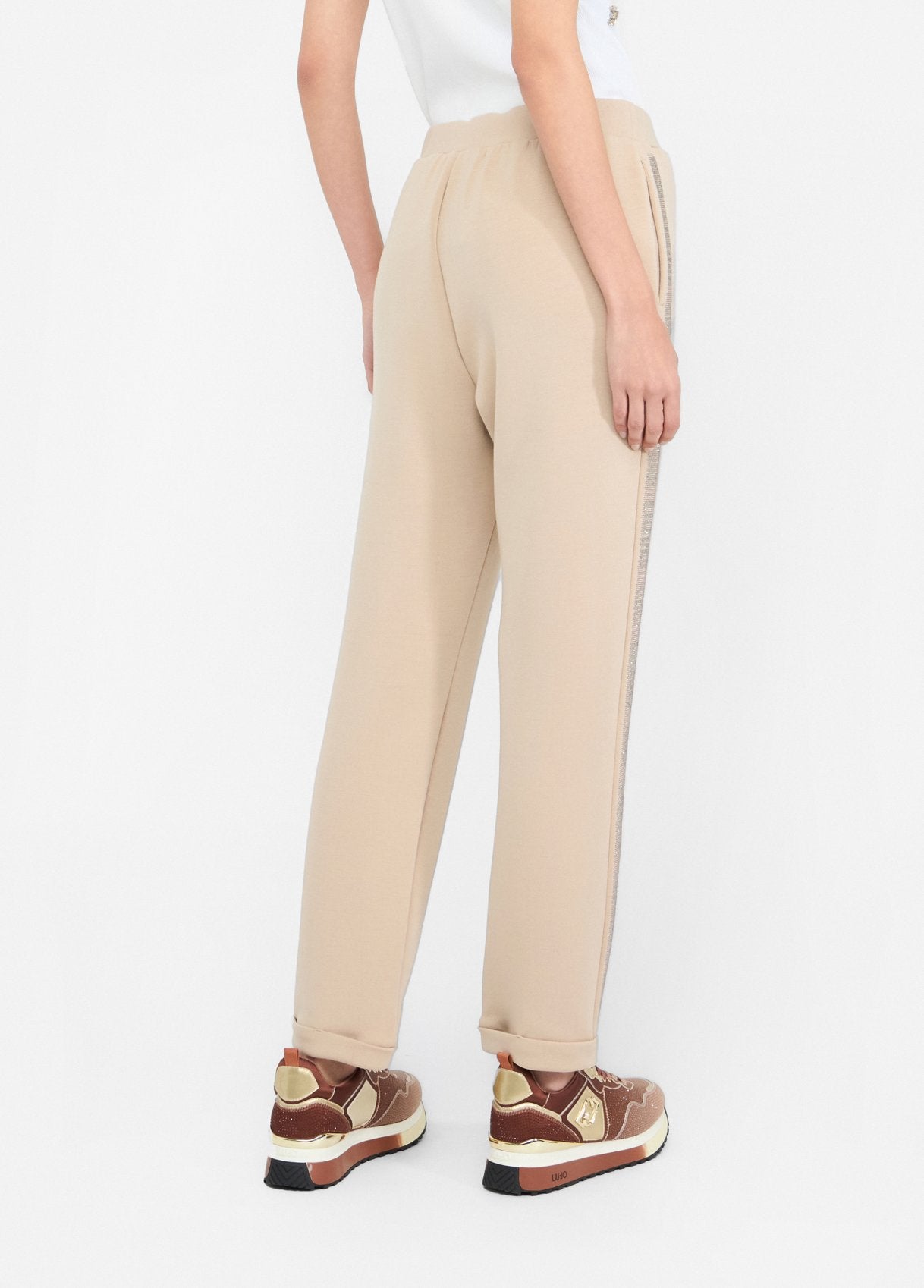 Pantaloni Jogging in Scuba Champagne Liu Jo