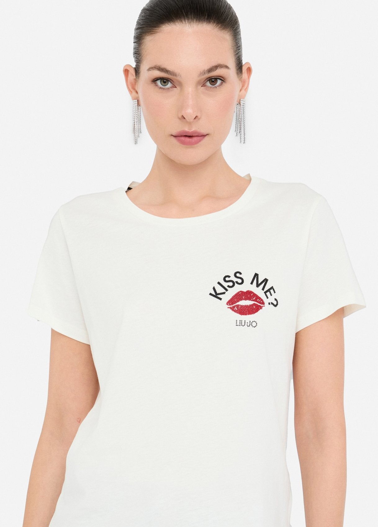 T-shirt in cotone Liu Jo Bianca