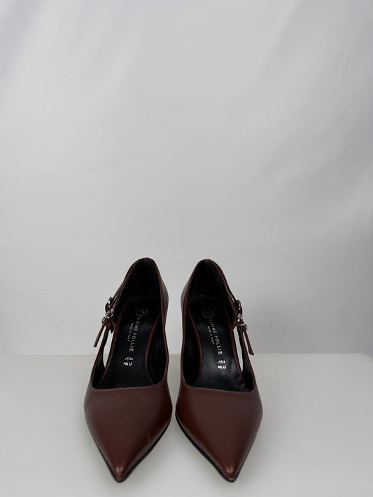 Decolletè con Fibbia Divine Follie Marroni