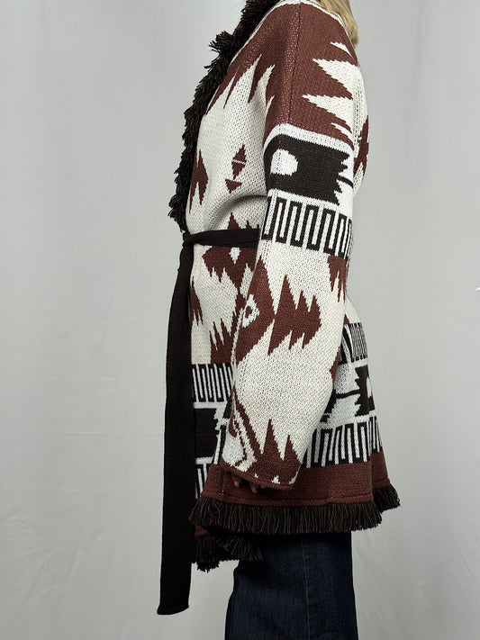 Cardigan Vicolo Marrone