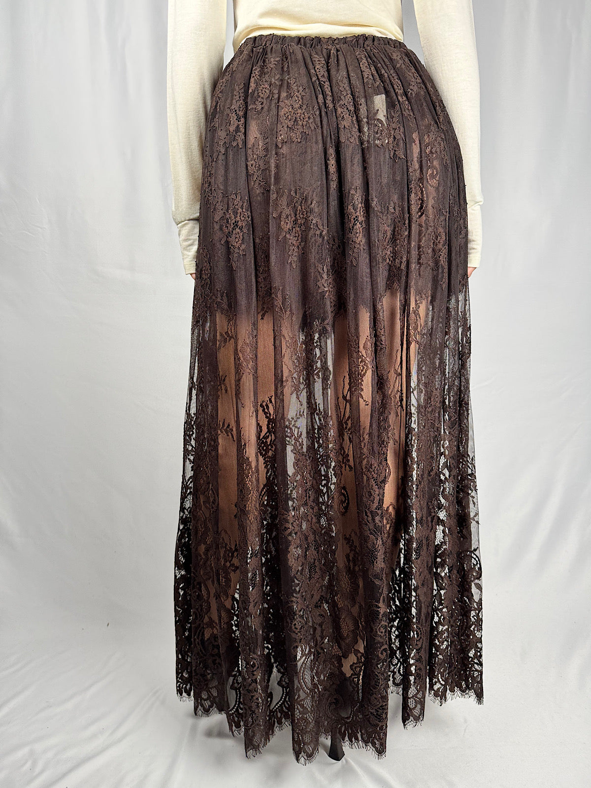 Gonna in Pizzo Marrone Vicolo