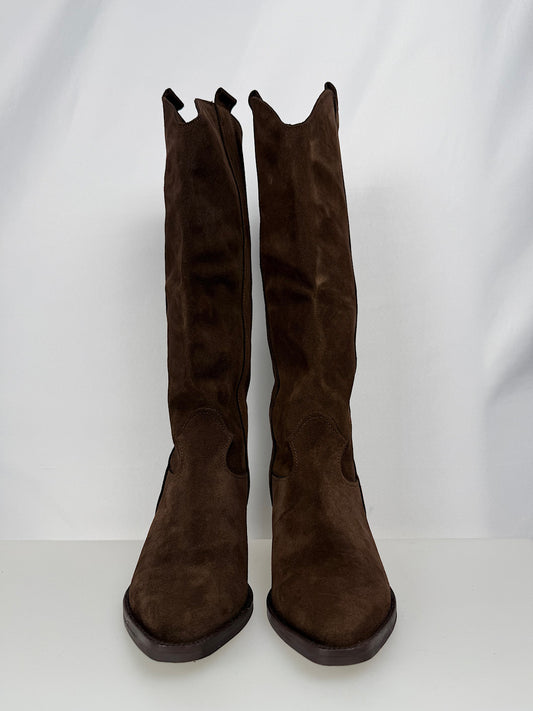 Texano Camoscio Divine Follie Moro